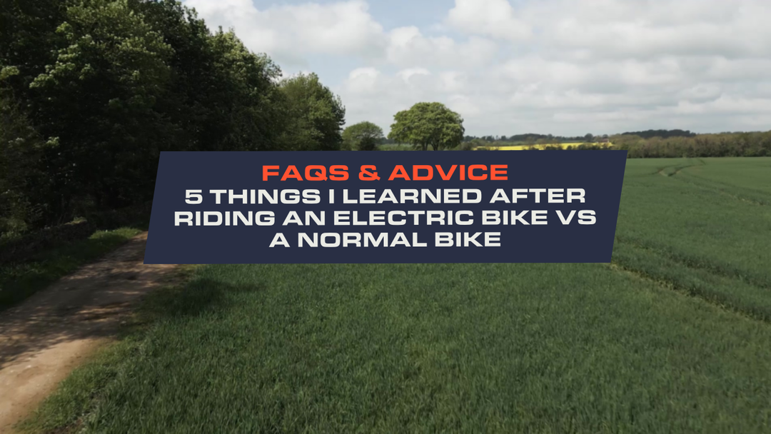 5 things I learned after riding an electric bike vs a normal bike