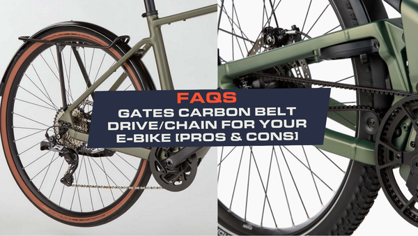 Gates carbon belt drive/chain for your Riese and Muller e-bike