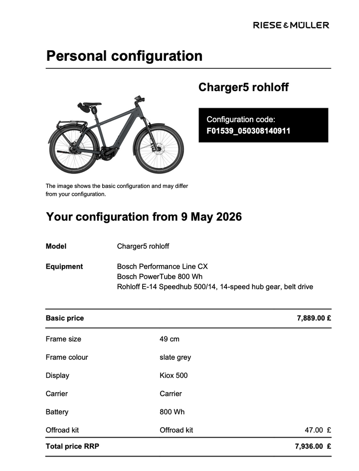 Charger5 Rohloff, 49cm, Slate Grey