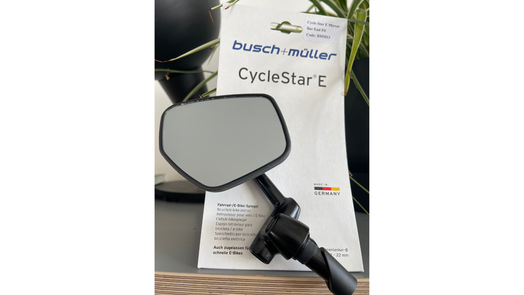 Busch and Muller Cycle Star E Mirror - Bar End Mirror